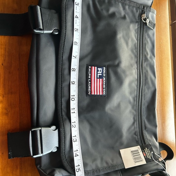 Vintage Ralph Lauren Polo Jean Company Nylon Messenger Bag - Picture 7 of 8